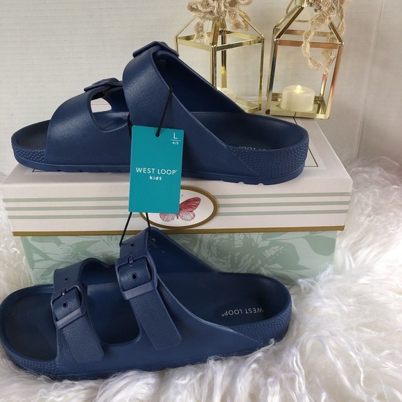 Women's Sandals-Choose Size-4/5 Bright Blue-Waterproof-West Loop - Picture 9 of 15